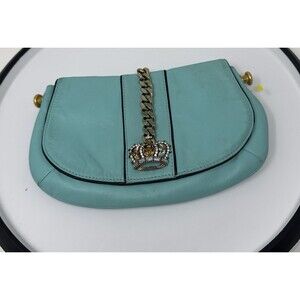 Wilson’sLeather Maxima  turquois Womens Small Beaded Sequin Shoulder Bag Handbag